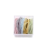 Summer new milk coffee-colored hair bands leave no marks and won't damage hair. Rubber bands tie ponytails. Korean-style stylish hair bands and hair accessories Item Picture